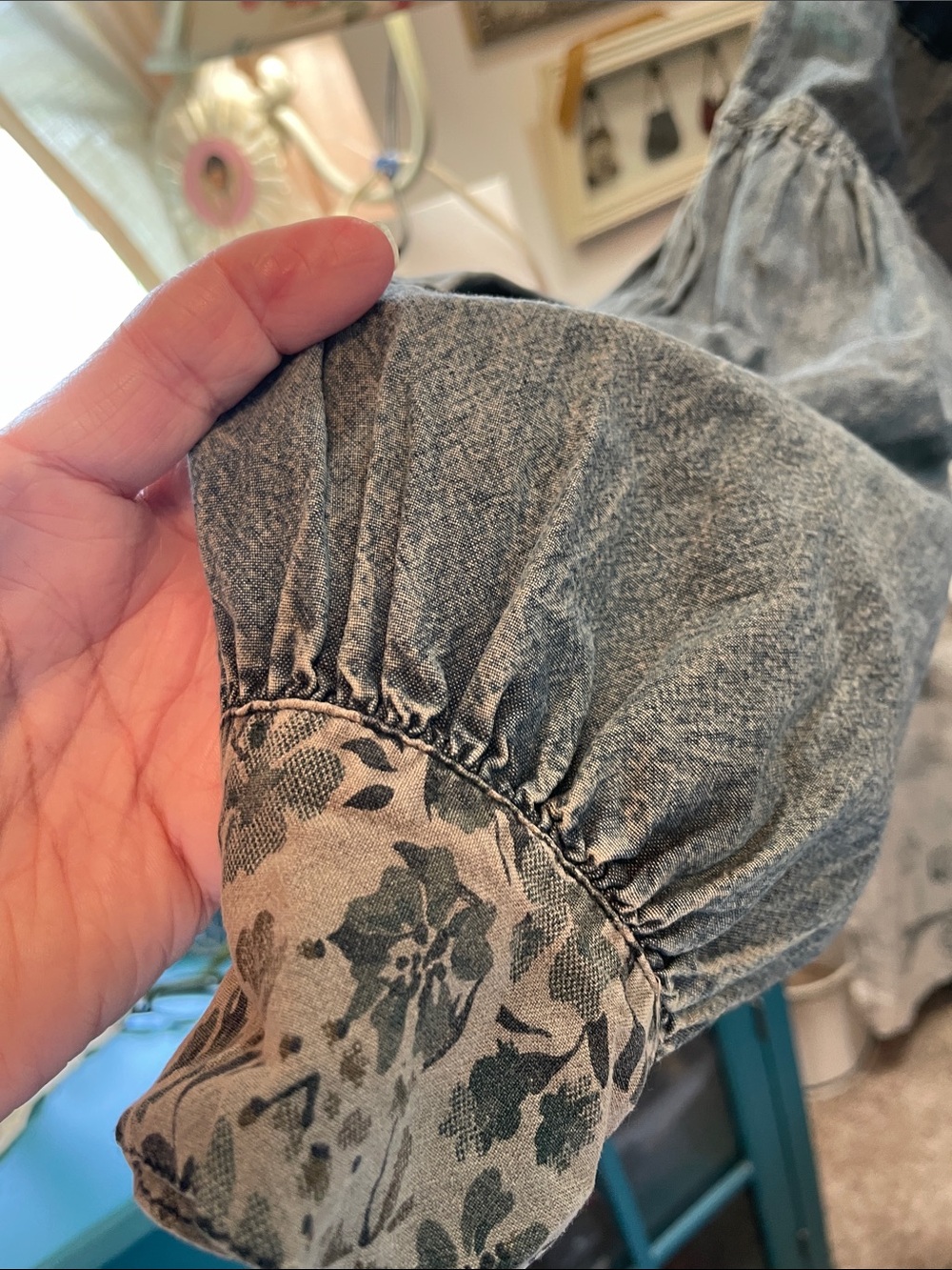 Boho Denim & Patchwork Hooded Jacket - Young Threads - Picture 7 of 16